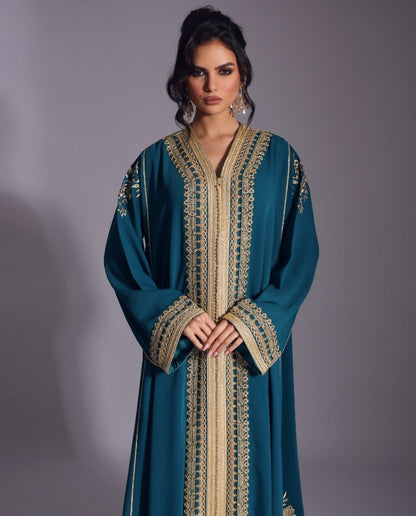 CAFTAN Lalla Mennana (turquoise)