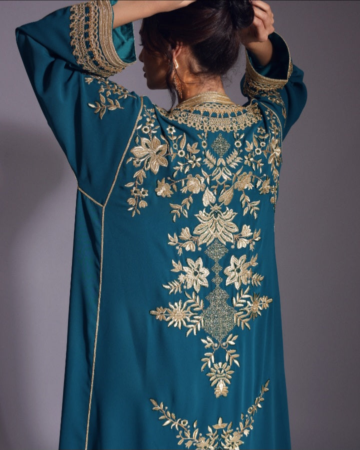 CAFTAN Lalla Mennana (turquoise)