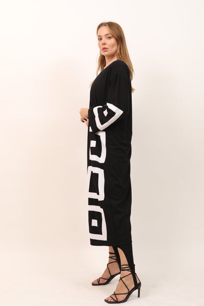 ENSEMBLE CAPE CARREAUX